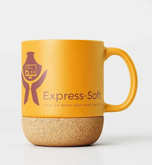 Express-Soft branded mug